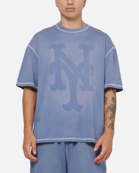 New Era New York Mets Acid Wash T-Shirt Blue