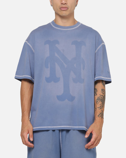 New Era New York Mets Acid Wash T-Shirt Blue