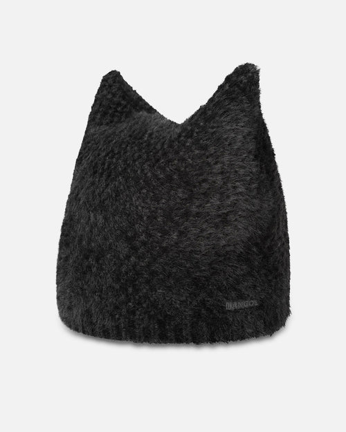 Kangol Faux Fur Pointed Beanie Black