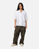 Carre Crane Button Up Shirt White/Light Blue