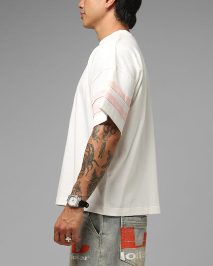 Loiter Hybrid Endzone T-Shirt Off White