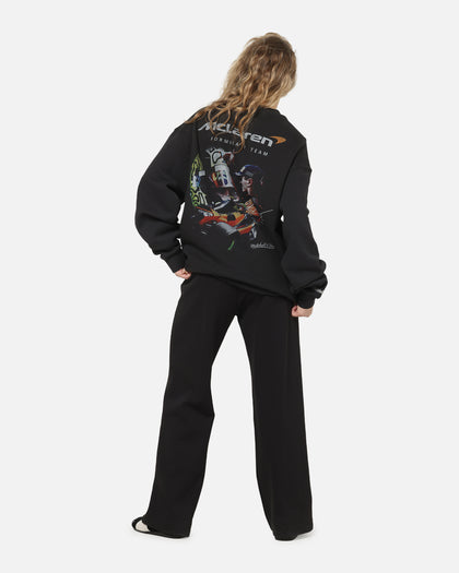 Mitchell & Ness X Mclaren Lando Norris Signature Crewneck Washed Black