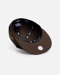 New Era Los Angeles Dodgers 'Walnut' 59FIFTY Fitted Dark Brown
