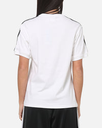 Adidas Women's 3 Stripe T-Shirt White/Black