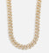 Saint Morta 18" 14mm Iced Interlink Chain Iced Gold
