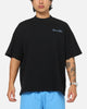 Carre Side Script Oversized T-Shirt Black/Blue