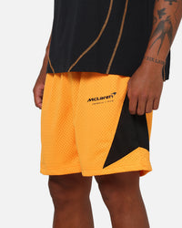 Mitchell & Ness X Mclaren Shorts Papaya