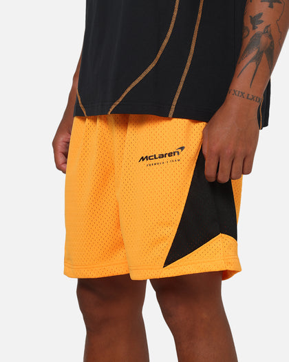 Mitchell & Ness X Mclaren Shorts Papaya