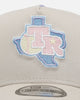 New Era Texas Rangers 'Pastel 2.0' 9FORTY A-Frame Snapback Stone