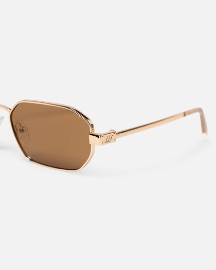 Le Specs Mythic Sunglasses Gold/Brown
