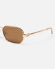 Le Specs Mythic Sunglasses Gold/Brown