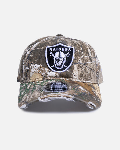 New Era Las Vegas Raiders 'Worn Realtree' 9FORTY A-Frame Unstructured Snapback Real Tree Camo