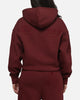 Ed Hardy Women's Tattoo Zip Hoodie Burgundy