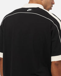 Nike Sportswear Club Oversized Futbol Polo Shirt Black