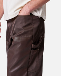 MNML Baggy Nylon Carpenter Pants Brown