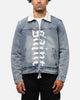 Saint Morta Gothic Distressed Denim Jacket Dirty Denim