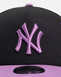 New Era New York Yankees 'Jacaranda' 9FORTY A-Frame Snapback Pastel Purple