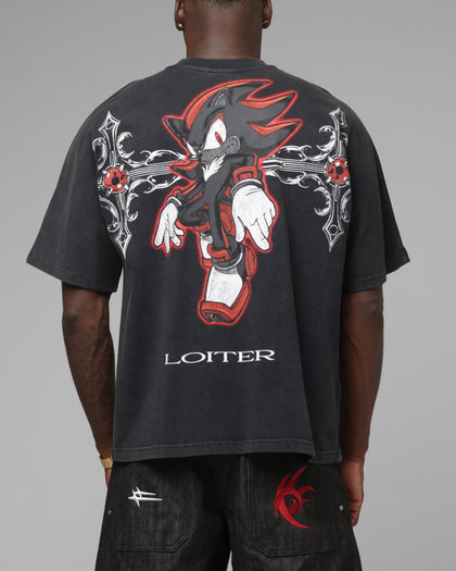 Loiter x Sonic Chrome Shadow T-Shirt Black