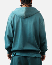 American Thrift Zip Hoodie Washed Teal