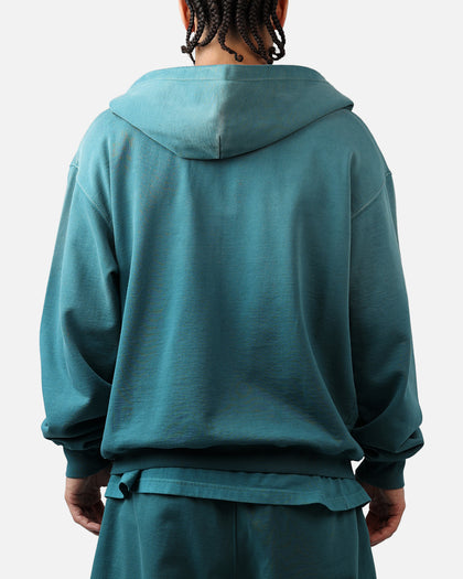 American Thrift Zip Hoodie Washed Teal
