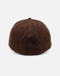 New Era New York Yankees 'Waxed Canvas QS' 59FORTY A-Frame Fitted Brown