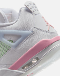 Jordan Kids' Air Jordan 4 Retro (GS) White/Medium Soft Pink