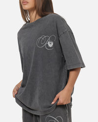 Mitchell & Ness Las Vegas Raiders Star Script Boxy T-Shirt Washed Black