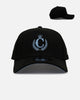 New Era X Culture Kings 'Black & Sky Blue' 9FORTY A-Frame Snapback Black/Sky Blue