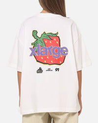 X-Large Strawberry Gorilla T-Shirt White