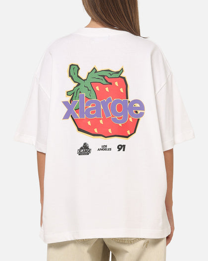 X-Large Strawberry Gorilla T-Shirt White