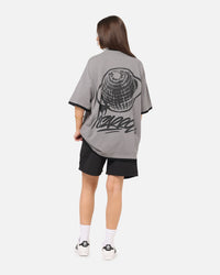 Carre Worldwide Layered T-Shirt Grey/Black