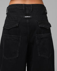 Loiter Thrasher Pants Washed Black