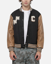 Carré x Disney Mickey & Friends Varsity Jacket Washed Black