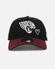 New Era Jacksonville Jaguars 'Burgundy Hearts' 9FORTY A-Frame Snapback Black/Maroon