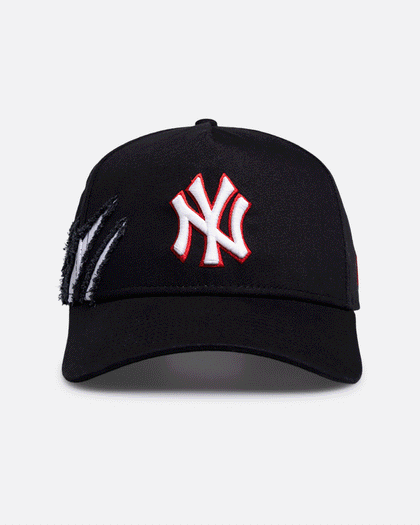 New Era New York Yankees 'Glow Scratch' 9FORTY A-Frame Snapback Black