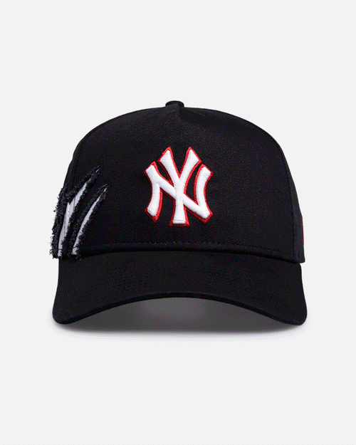 New Era New York Yankees 'Glow Scratch' 9FORTY A-Frame Snapback Black