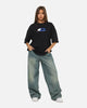 Carre Star Mark T-Shirt Black Acidwash