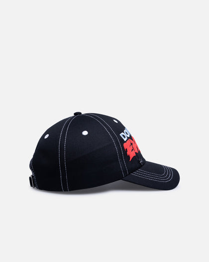 Ed Hardy Chrome Strapback Black