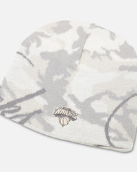 Mitchell & Ness New York Knicks Snow Camo Skull Beanie Snow Camo