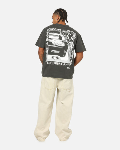 Key Street Twotone T-Shirt Black Wash