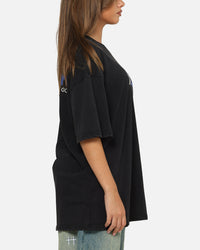 Carre Star Mark T-Shirt Black Acidwash
