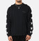 Carre Waffle Workwear Long Sleeve T-Shirt Black