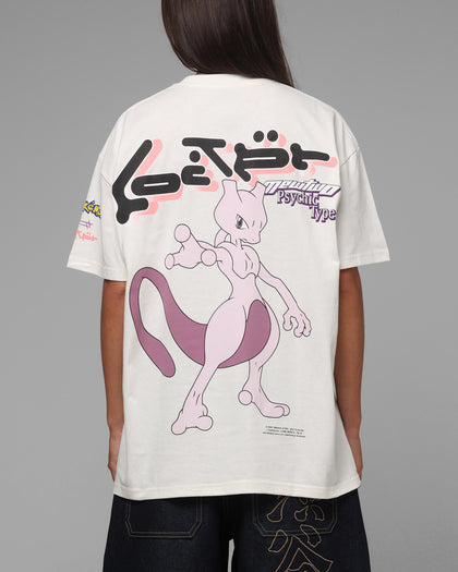 Pokémon By Loiter Mewtwo Heavyweight T-Shirt Off White