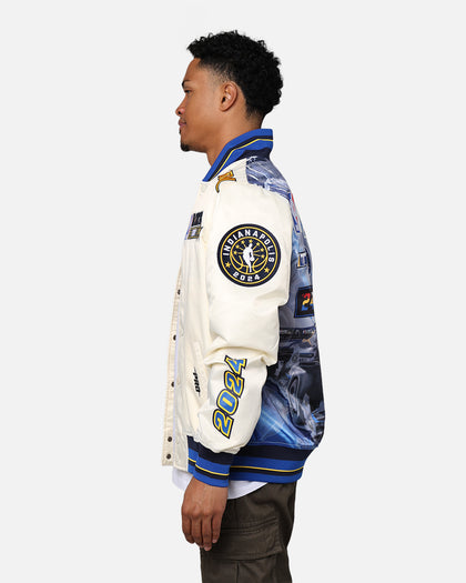 Pro Standard NBA All Star Game 2024 Satin Jacket Eggshell/Midnight Navy