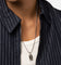 Guess Mainline Rebel Moon 26" Tag Necklace Steel