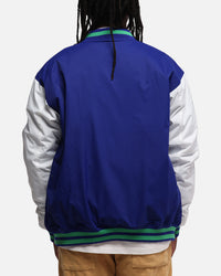 Bleacher Athletic New Zealand Warriors NRL 1908 Baseball Varsity Jacket Official Team Colour