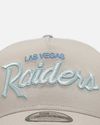 New Era Las Vegas Raiders 'Pastel 2.0' 9FORTY A-Frame Snapback Stone