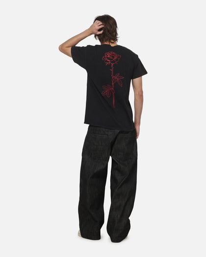 XXIII Rose T-Shirt Black/Red