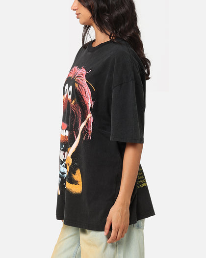 American Thrift Disney The Muppets Animal Heavy T-Shirt Vintage Black