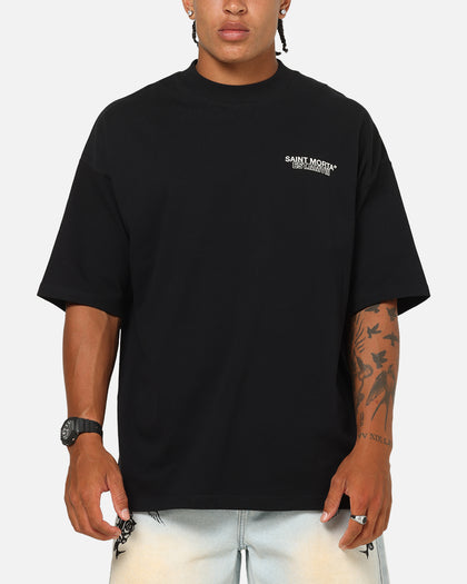 Saint Morta Global Boxy T-Shirt Black